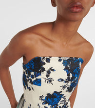 Emilia Wickstead Yulie floral taffeta midi dress