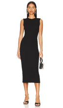 Enza Costa Sleeveless Midi in Black - Enza Costa Midi sans manches en noir - Enza Costa 黑色无袖中长款 - Enza Costa Ärmelloses Midi in Schwarz - Enza Costa 슬리브리스 미디 블랙 색상 - Midi senza maniche Enza Costa in nero