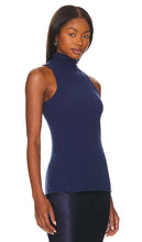 Enza Costa X Revolve Cashmere Halter Turtleneck in Navy