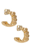 Epifene Cesena Hoops in Metallic Gold