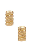 Epifene Cesena Hoops in Metallic Gold