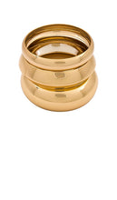 Epifene Kali Bangle Set in Metallic Gold