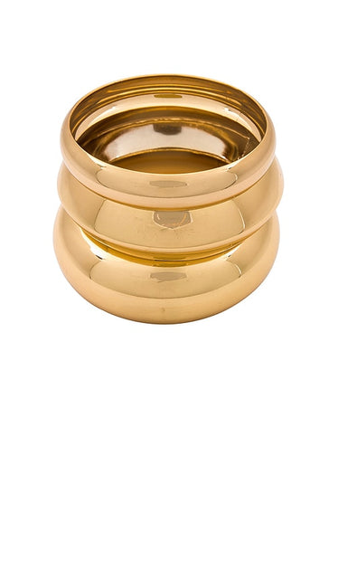 Epifene Kali Bangle Set in Metallic Gold