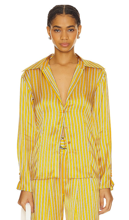 Equipment Bailey Top in Yellow - Haut Bailey d'équipement en jaune - Equipment 黄色贝利上衣 - Ausstattung Bailey Top in Gelb - Equipment Bailey 탑 - Attrezzatura Bailey Top in giallo