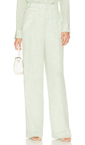 Equipment Clement Trouser in Mint - Pantalon Equipment Clement en Menthe - 薄荷色 Equipment Clement 长裤 - Equipment Clement Hose in Mint - Equipment Clement 바지 민트 색상 - Pantaloni Equipment Clement in menta