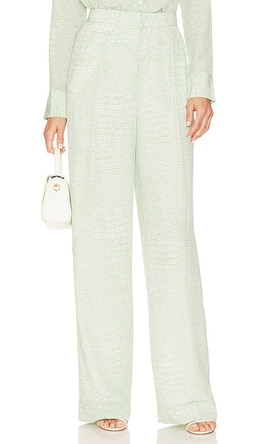 Equipment Clement Trouser in Mint - Pantalon Equipment Clement en Menthe - 薄荷色 Equipment Clement 长裤 - Equipment Clement Hose in Mint - Equipment Clement 바지 민트 색상 - Pantaloni Equipment Clement in menta