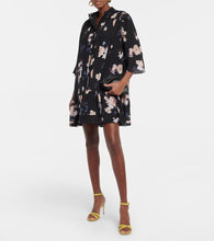 Erdem Bertram floral-printed silk minidress