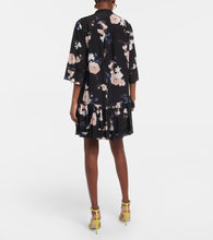 Erdem Bertram floral-printed silk minidress
