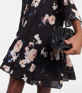 Erdem Bertram floral-printed silk minidress