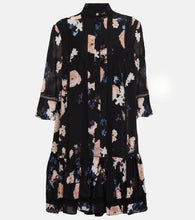 Erdem Bertram floral-printed silk minidress