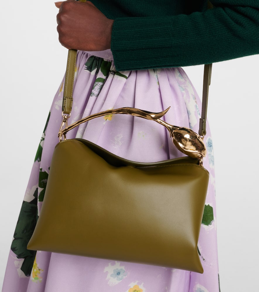 Erdem Bloom Medium leather tote bag