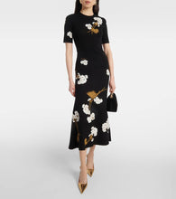 Erdem Bloom Mini velvet tote bag