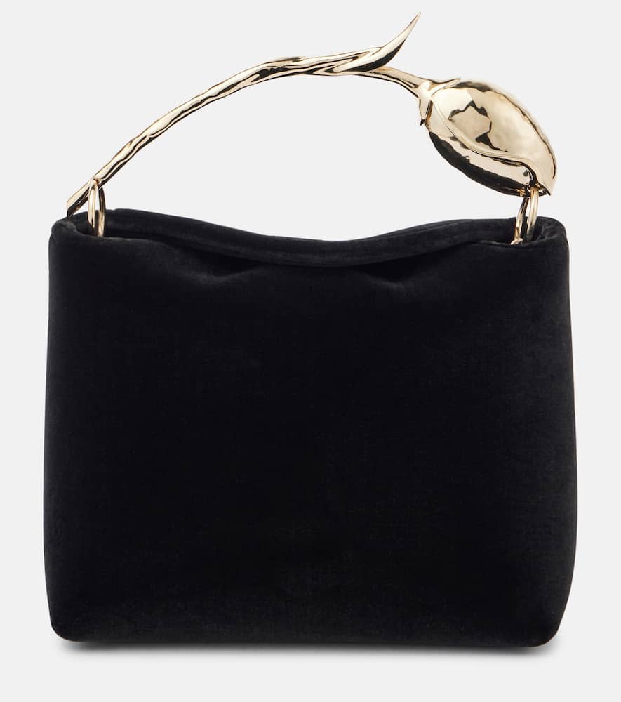 Erdem Bloom Mini velvet tote bag. Shop Erdem Top-Handle Bags for women now.
