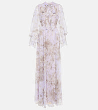 Erdem Chiara printed silk gown. Erdem Chiara 印花真丝礼服