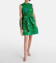 Erdem Cotton and linen minidress