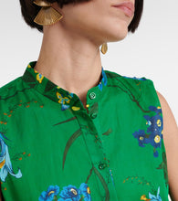 Erdem Cotton and linen minidress
