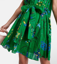 Erdem Cotton and linen minidress