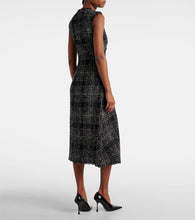 Erdem Cotton-blend tweed midi dress