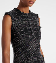Erdem Cotton-blend tweed midi dress