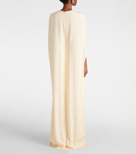 Erdem Embellished caped gown