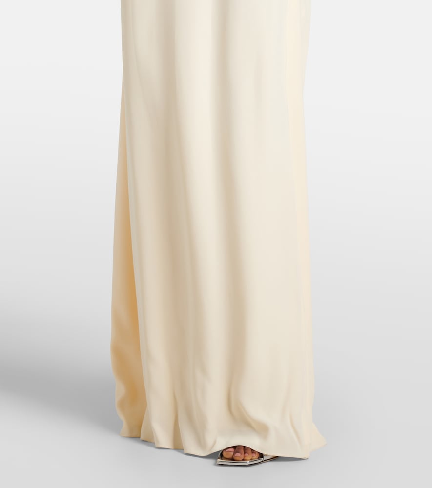 Erdem Embellished caped gown