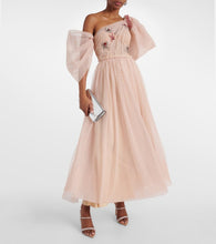 Erdem Embellished tulle maxi dress