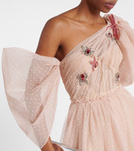 Erdem Embellished tulle maxi dress