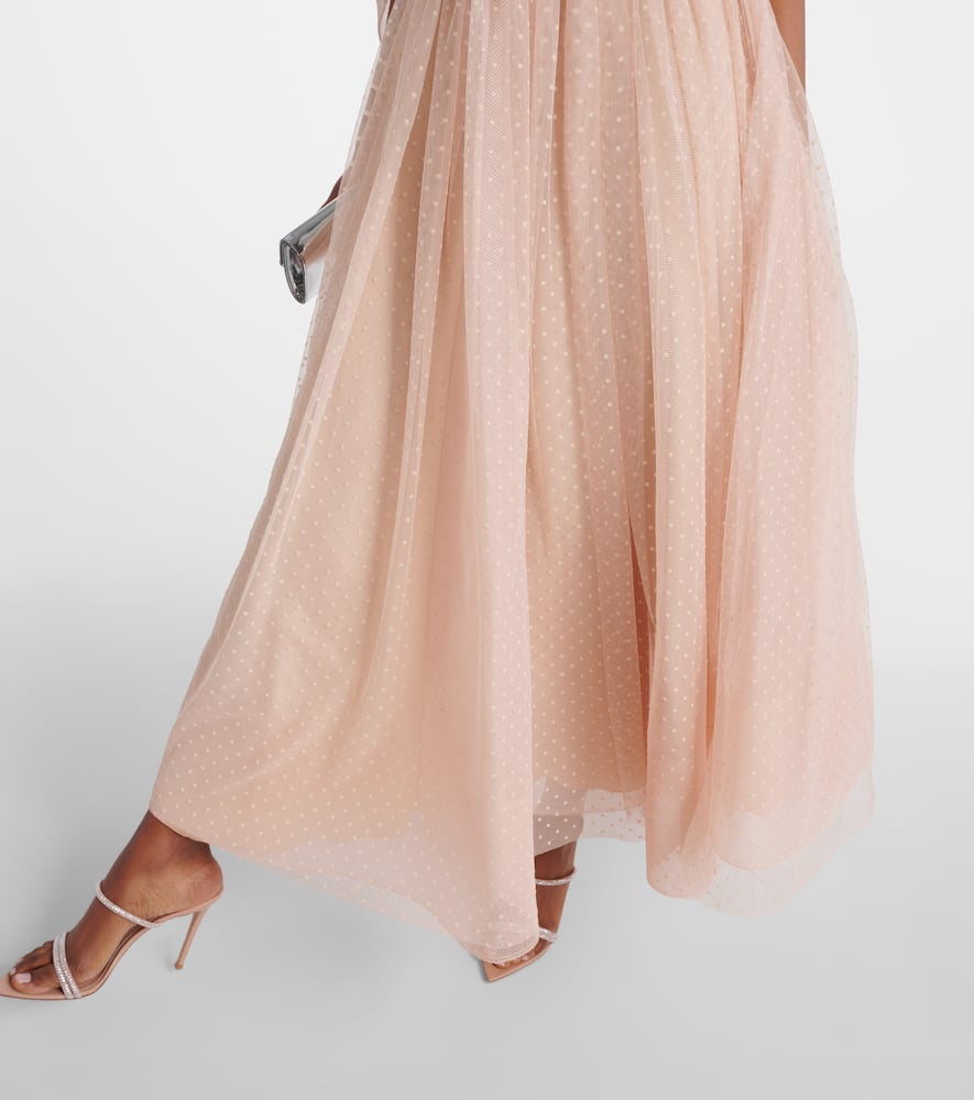 Erdem Embellished tulle maxi dress