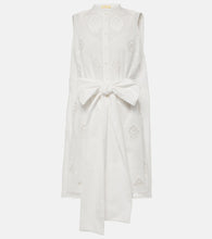 Erdem Embroidered cotton-blend minidress. Erdem 刺绣棉混纺迷你连衣裙