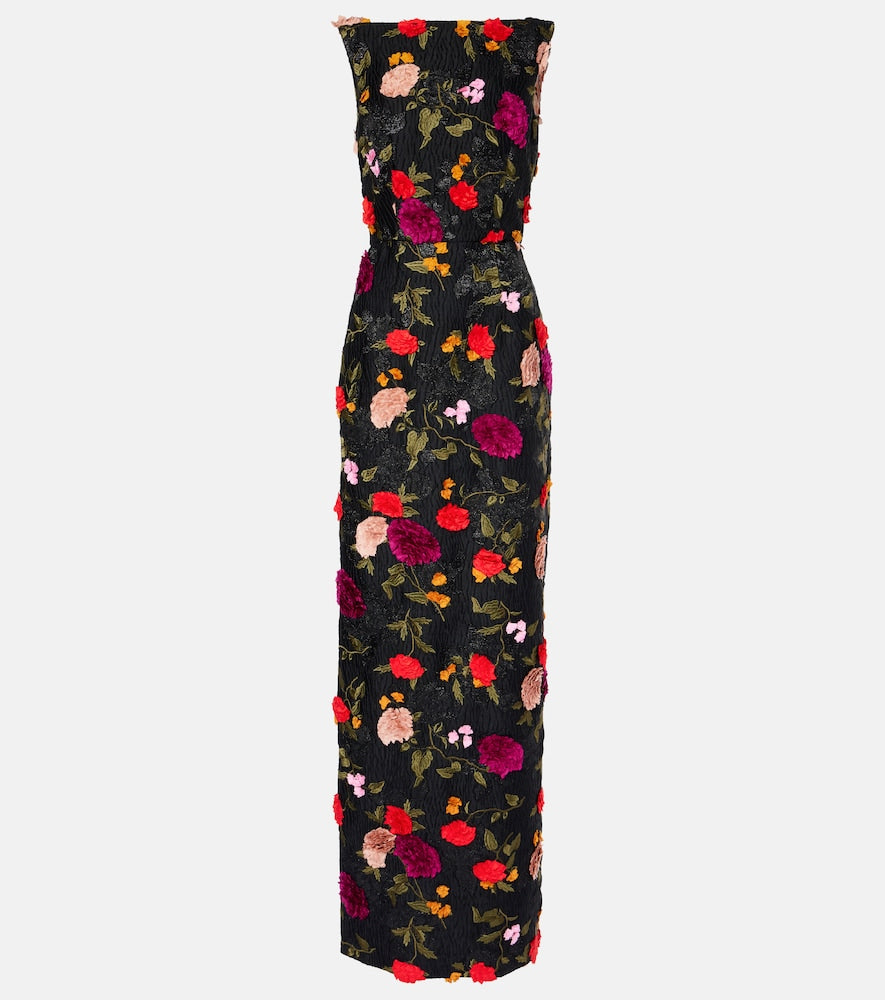 Erdem Embroidered jacquard gown. Erdem 刺绣提花礼服