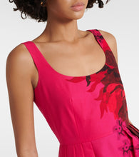 Erdem Floral cotton faille maxi dress