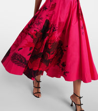 Erdem Floral cotton faille maxi dress