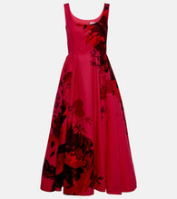 Erdem Floral cotton faille maxi dress. Erdem 花卉图案棉质斜纹绸长裙
