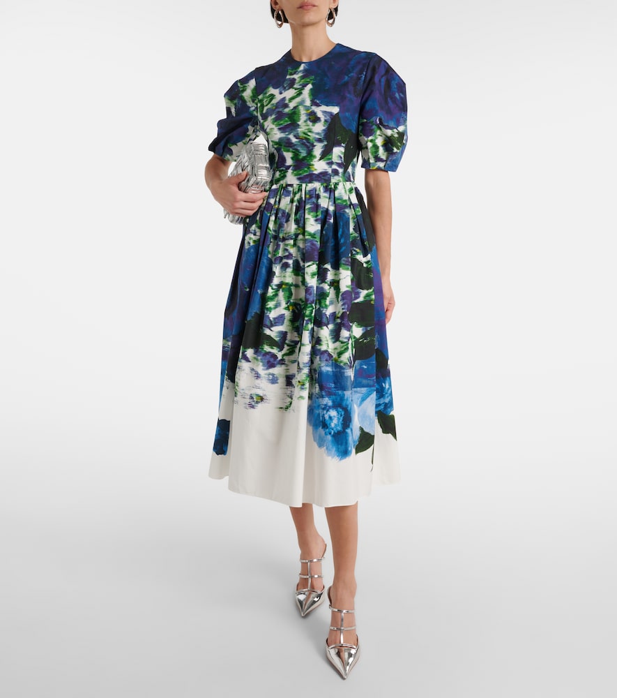 Erdem Floral cotton midi dress