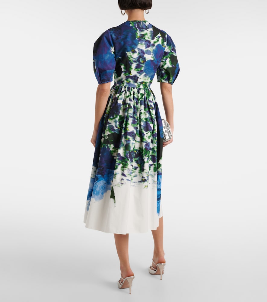 Erdem Floral cotton midi dress