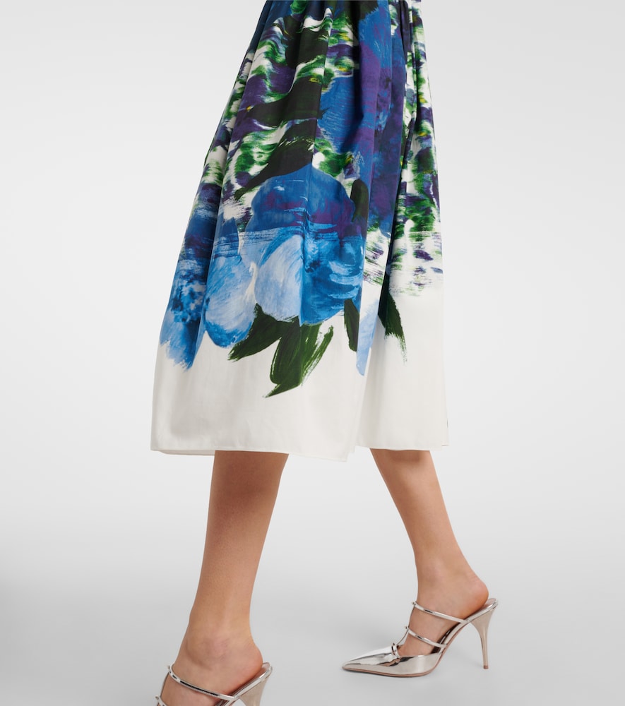 Erdem Floral cotton midi dress