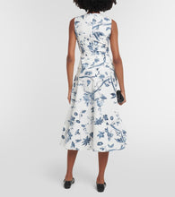 Erdem Floral cotton poplin midi dress