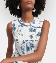 Erdem Floral cotton poplin midi dress