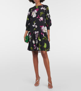 Erdem Floral crêpe minidress