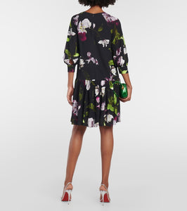 Erdem Floral crêpe minidress