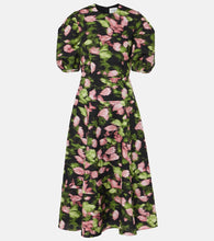 Erdem Floral matelass√É¬© midi dress. Erdem Floral 绗缝中长连衣裙