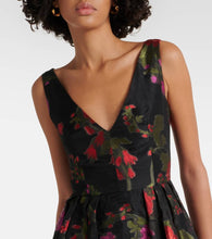 Erdem Floral organza midi dress