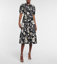 Erdem Kira floral embroidered midi dress