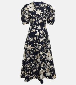 Erdem Kira floral embroidered midi dress