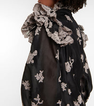 Erdem Nella floral embroidered silk minidress