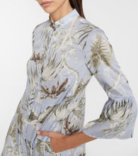 Erdem Panthea printed cotton midi dress