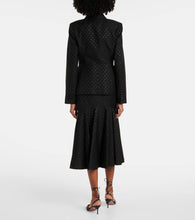 Erdem Polka-dot cotton and wool blazer