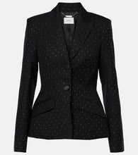 Erdem Polka-dot cotton and wool blazer
