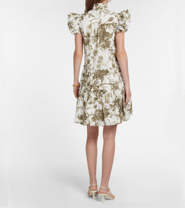 Erdem Pomona printed cotton minidress