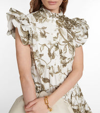 Erdem Pomona printed cotton minidress